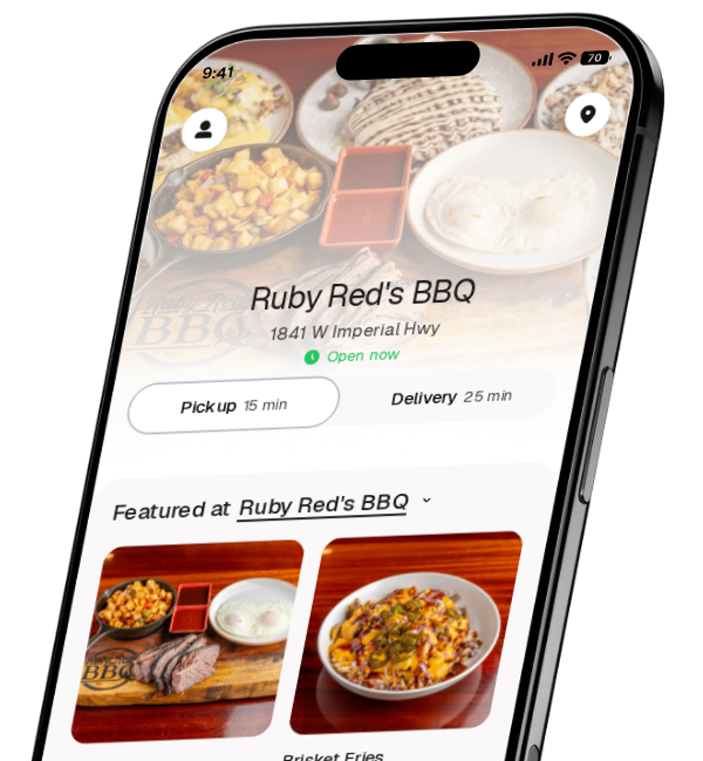 Ruby Red's BBQ app preview