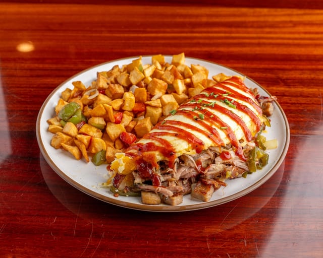 Spicy Ranch Hand Omelette.